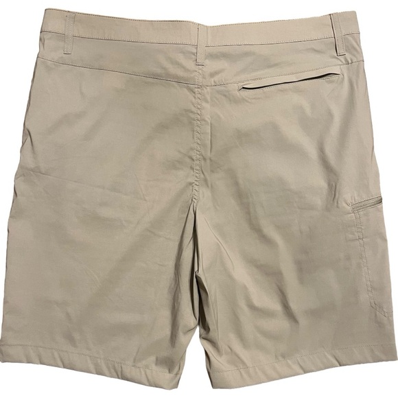 Tahari FLAT FRONT PERFORMANCE STRETCH SHORTS Men’s Size 38 TAN KHAKI EUC - Picture 5 of 8
